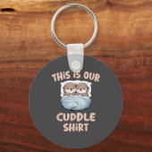 Sleeng Otter Couple This Is Our Cuddle Sleutelhanger (Voorkant)