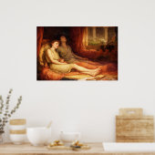 Sleep and His Half Brother Death by Waterhouse Poster (Keuken)