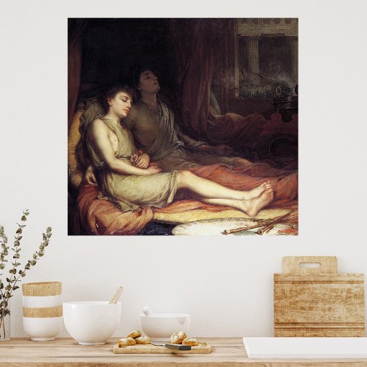 SLeEP AnD HiS HaLF-BRoTHER DeATH , door J Waterhou Poster (Keuken)