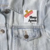 Sleep Apnea Vierkante Button 5,1 Cm (In situ)