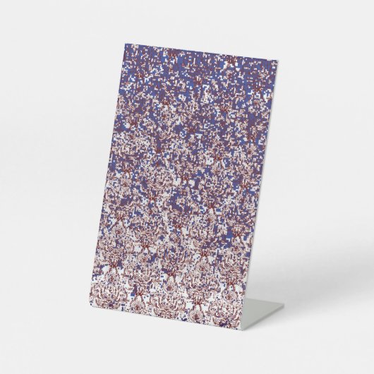 Sleep Boven naar onder Wijzig uw eigen wijziging Reclamebord Met Voetstuk (Voorkant)