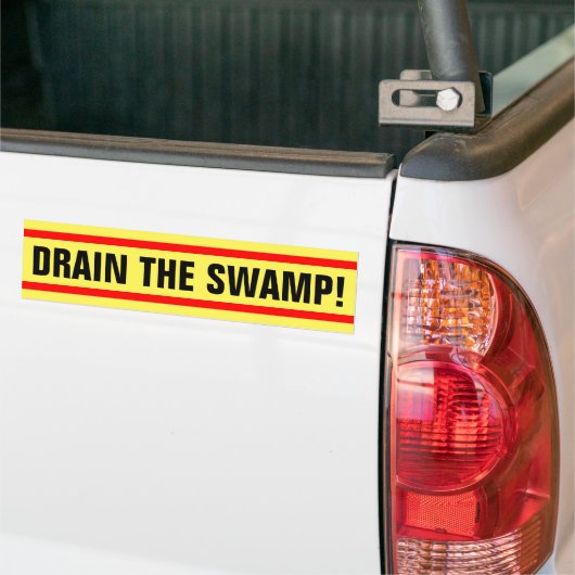 SLEEP DE SWAMP! BUMPERSTICKER (Op Truck)