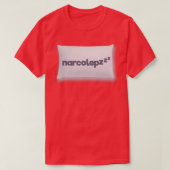 Sleep Disorders Narcolepsy zzzz T-shirt (Design voorkant)