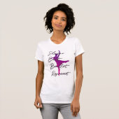 Sleep Eat Ballet Herhaal – Minimalistisch Ballet T-shirt (Voorkant volledig)