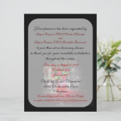 Sleep keizer en druk het Honorary Dinner Invitae i Kaart (Staand voorkant)