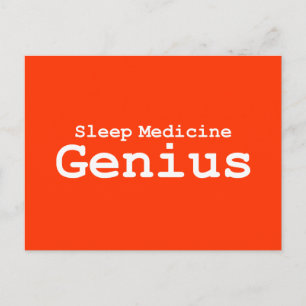 Sleep Medicine Genius Gifts Briefkaart