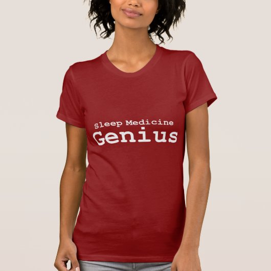 Sleep Medicine Genius Gifts T-shirt (Voorkant)