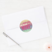 SLEEP MINDER DREAM MEER - mindfulness quote cadeau Ronde Sticker (Envelop)