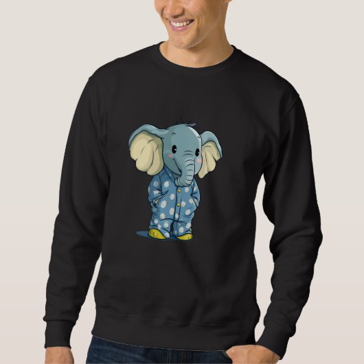 Sleep Mode Activated with This Cozy Elephant Trui (Voorkant)