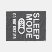 Sleep Mode On Please Don't Disturb I'm Sleeng I Lo Fleece Deken (Voorkant (Horizontaal))