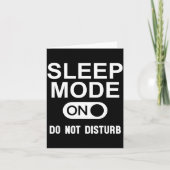 Sleep Mode On Please Don't Disturb I'm Sleeng I Lo Kaart (Voorkant)