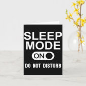 Sleep Mode On Please Don't Disturb I'm Sleeng I Lo Kaart (Gele Bloem)