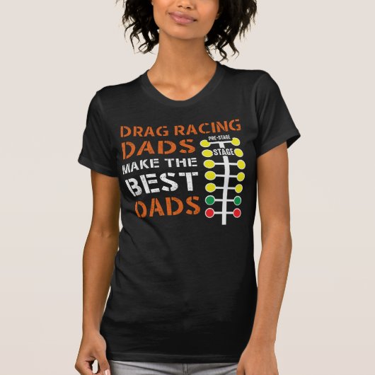 Sleep Pap Mechanic Dragster papa Racer T-shirt (Voorkant)