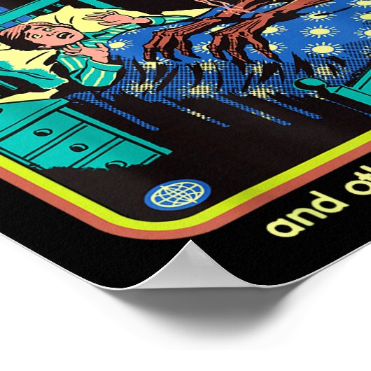 Sleep Paralysis Demon Sarcastic Retro Funny Adult  Poster (Hoek)