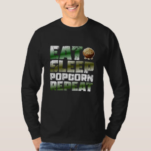 Sleep Popcorn Herhaal T-shirt
