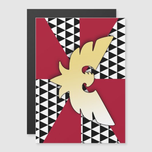 Sleep Pride vlag Magnetische Uitnodiging (Voorkant / Achterkant)