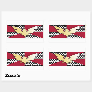 Sleep Pride vlag Rechthoekige Sticker