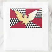 Sleep Pride vlag Rechthoekige Sticker (Tas)