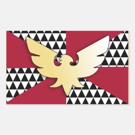 Sleep Pride vlag Rechthoekige Sticker (Voorkant)