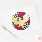 Sleep Pride vlag Ronde Sticker (Envelop)