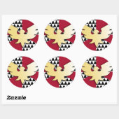 Sleep Pride vlag Ronde Sticker (Vel)
