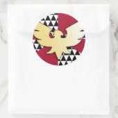 Sleep Pride vlag Ronde Sticker (Tas)