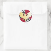 Sleep Pride vlag Ronde Sticker (Tas)