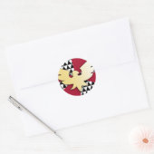 Sleep Pride vlag Ronde Sticker (Envelop)