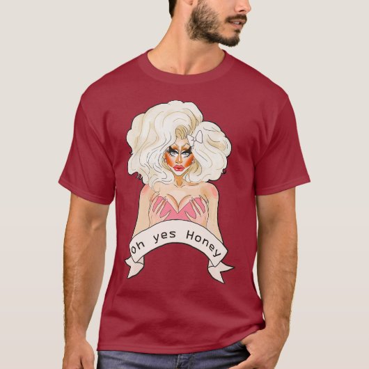Sleep Queen Doll Face Oh ja Honey Premium T-shirt (Voorkant)