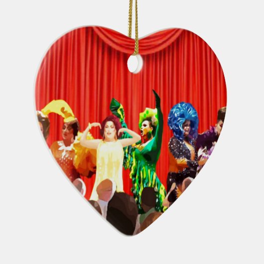 Sleep Queens Keramisch Ornament (Rechts)