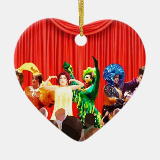 Sleep Queens Keramisch Ornament (Voorkant)