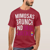 Sleep Queens Mimosas Brunch Shirt (Voorkant)