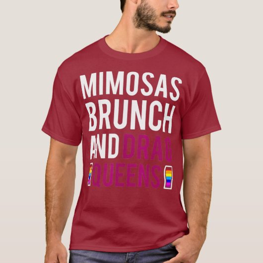 Sleep Queens Mimosas Brunch Shirt (Voorkant)