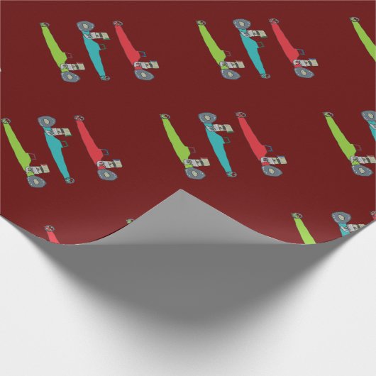 Sleep Racen Cadeaupapier (Hoek)