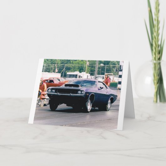 Sleep Racen Feestdagen Kaart (Voorkant)