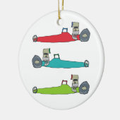 Sleep Racen Keramisch Ornament (Links)
