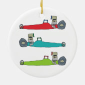 Sleep Racen Keramisch Ornament (Achterkant)