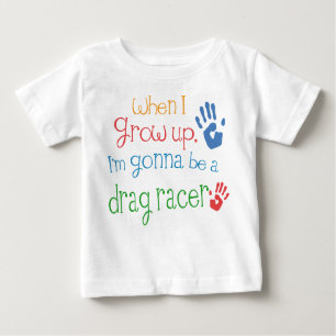 Sleep Racer (Future) Baby Baby T-Shirt met slepen