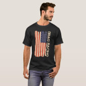Sleep Racing American Flag Drag Lover T-shirt (Voorkant volledig)