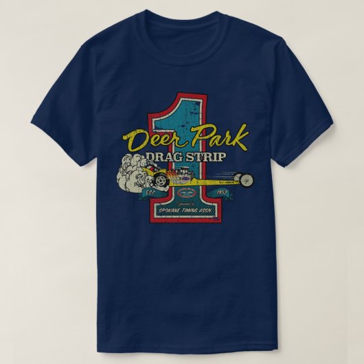 Sleep Racing Deer Park Drag Strip 1953 T-shirt (Design voorkant)