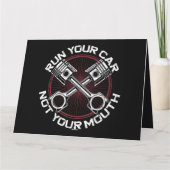 Sleep Racing Race Car  Run uw auto niet uw Kaart (Achterkant)