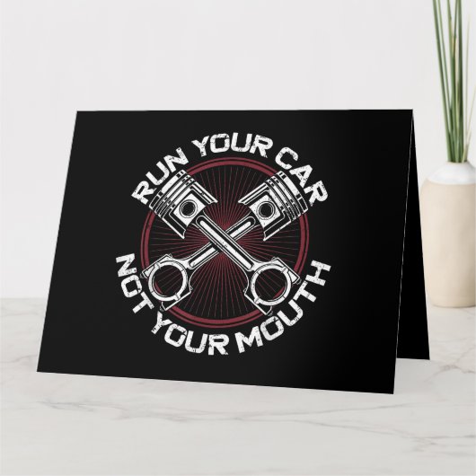 Sleep Racing Race Car  Run uw auto niet uw Kaart (Voorkant)