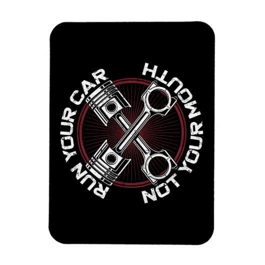 Sleep Racing Race Car  Run uw auto niet uw Magneet (Verticaal)