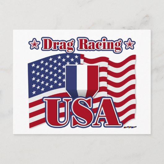 Sleep Racing USA Briefkaart (Voorkant)