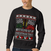 Sleep racistische kerstboomraster met Ugly Sweater (Voorkant)