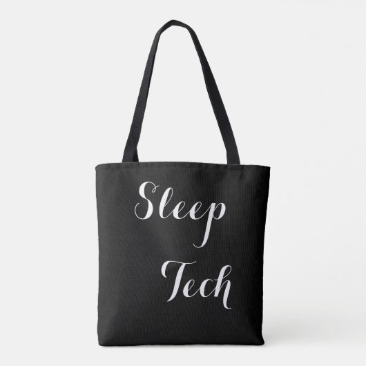 Sleep Tech Bag Tote Bag (Achterkant)
