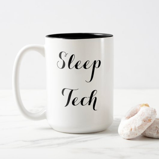 Sleep Tech-Mok Tweekleurige Koffiemok (Met donut)