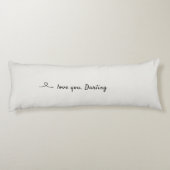 Sleep to be continued, Love and hearts Lichaamskussen (Achterkant)