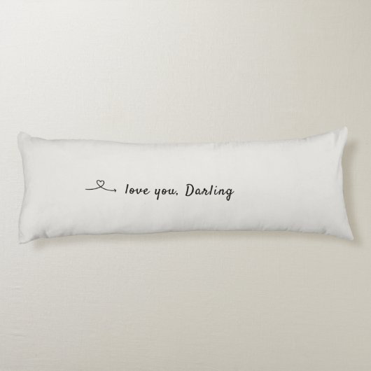 Sleep to be continued, Love and hearts Lichaamskussen (Achterkant)