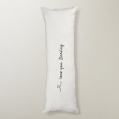 Sleep to be continued, Love and hearts Lichaamskussen (Achterkant (Verticaal))